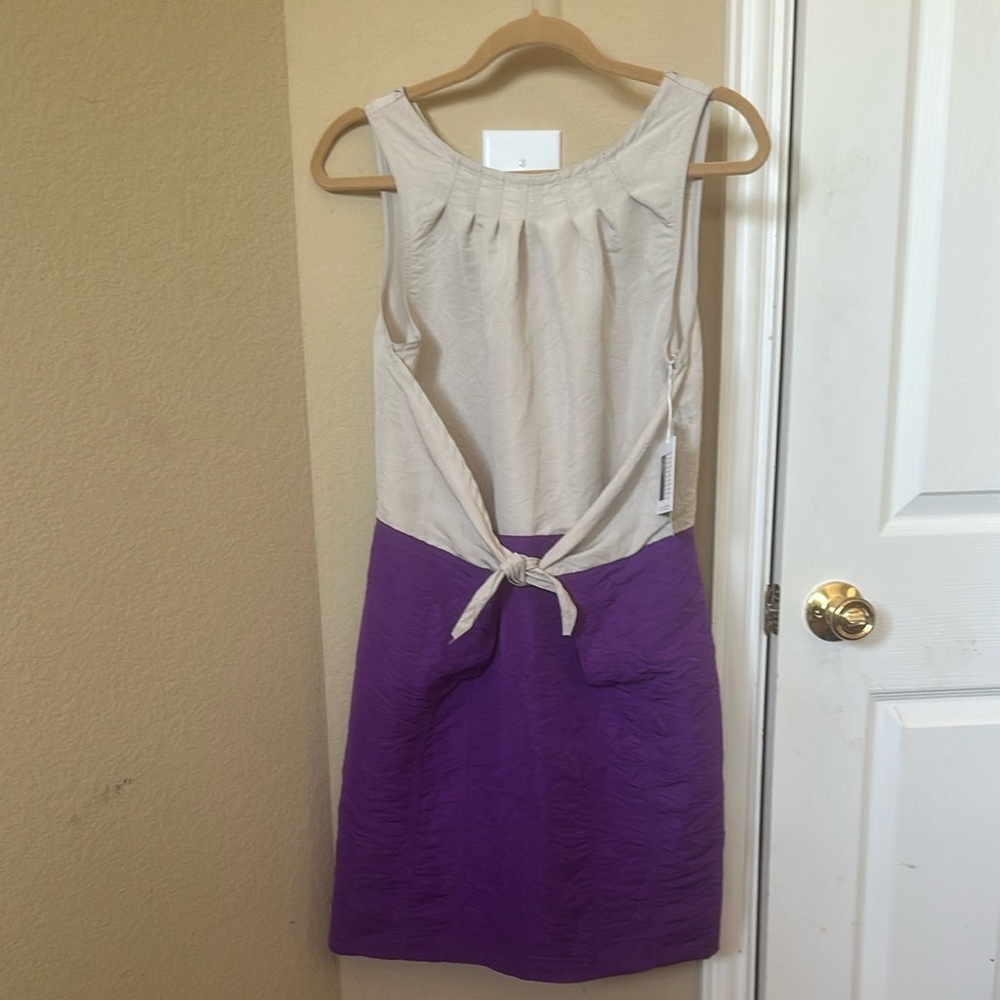 Richard Chai for Target Purple and Cream Dress